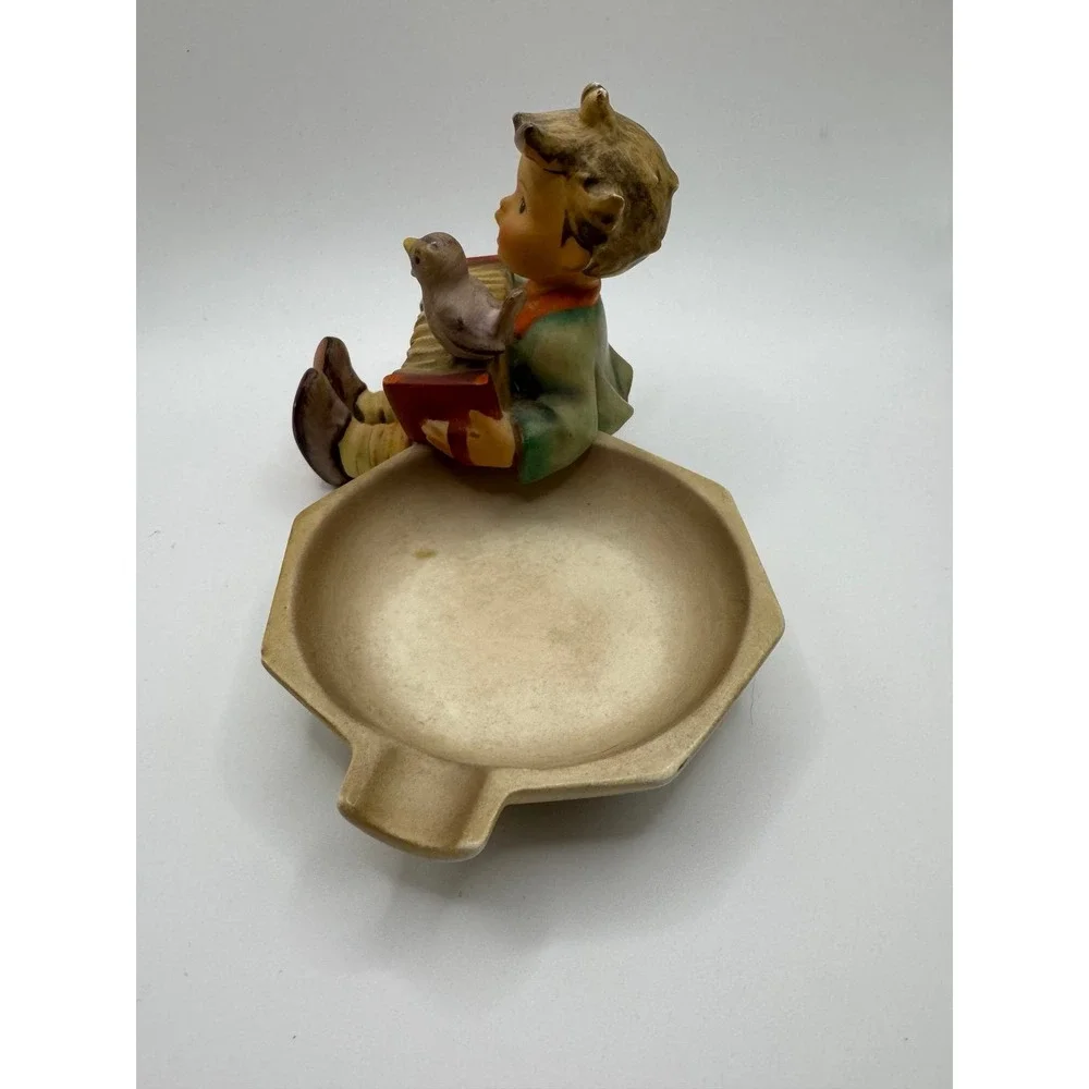 Vintage 1950's Hummel - 114 Let's Sing Trinket/Ashtray‎ Figurine 3.5inches